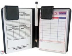 UMPLIFE Pro Grade Magnetic "Book" Style 5" Umpire Lineup Card Holder / Game Card Referee Wallet -Baseball Gear ULF T5 with Baseball Cards and Pencil 1