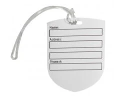 Ump Attire Shield Logo Luggage Tag -Baseball Gear UMP TAG Ump Attire Shield Logo Luggage Tag back