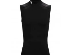 Under Armour HeatGear Sleeveless Mock Neck Compression Shirt -Baseball Gear Under Armour HeatGear Sleeveless Mock Neck Compression Shirt Mani Front 1