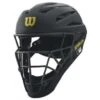 Wilson MLB Pro Stock Titanium Umpire Helmet -Baseball Gear WTA5800BL Wilson MLB Pro Stock Titanium Umpire Helmet Default