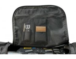 Wilson V2 MLB 36" Umpire Equipment Bag On Wheels -Baseball Gear WTA9780BL Wilson Umpire Bag BL Interior Flap Pocket