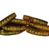 Wounded Warrior Umpire Academy Bracelet -Baseball Gear WWUA BAND BK BRN Wounded Warrior Umpire Academy Bracelet Black and Brown Default