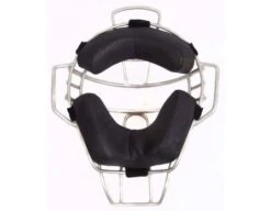 Diamond Silver Big League Aluminum Umpire Mask With Leather -Baseball Gear dfm bl sv inside z
